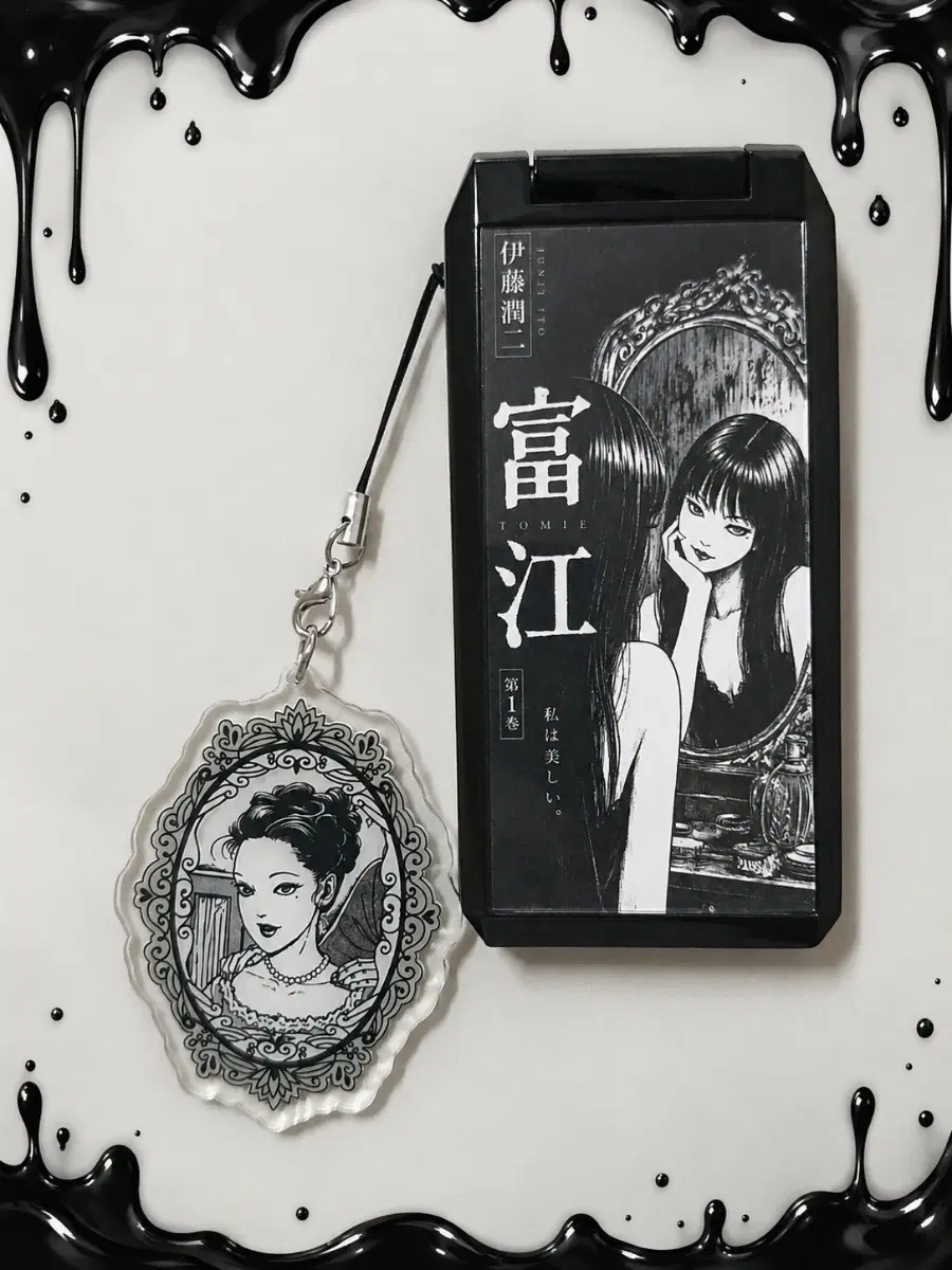 일본 목업폰 모형폰 y2k폰 토미에
