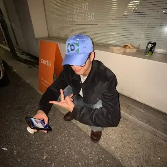 휴즈네스트 코듀로이 트러커 자켓