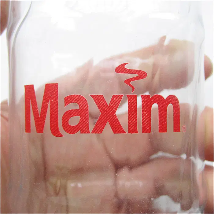 빈티지 Maxim 맥심 대나무 모양 잔 (1)