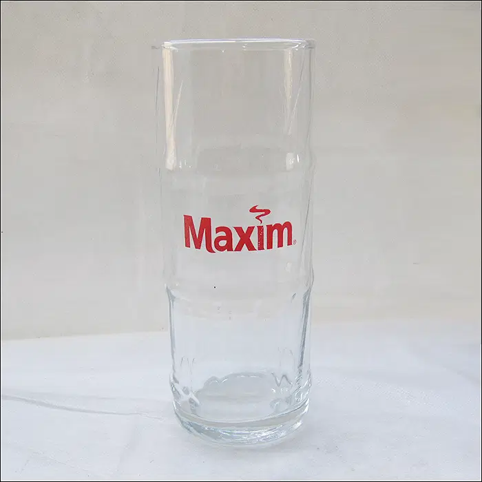 빈티지 Maxim 맥심 대나무 모양 잔 (4)