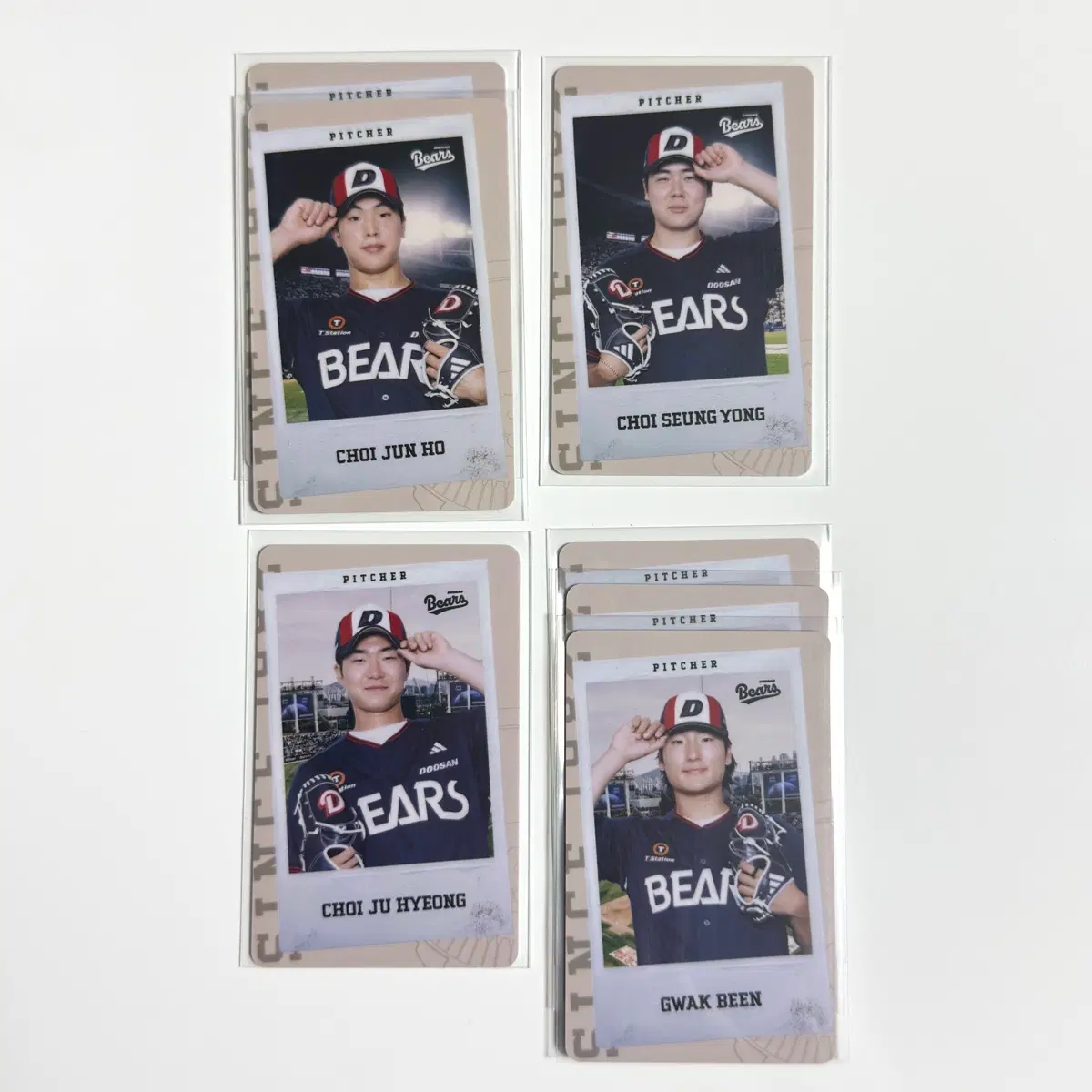 [두산베어스] 2026 올드포카: 곽빈, 최승용, 최준호, 최주형