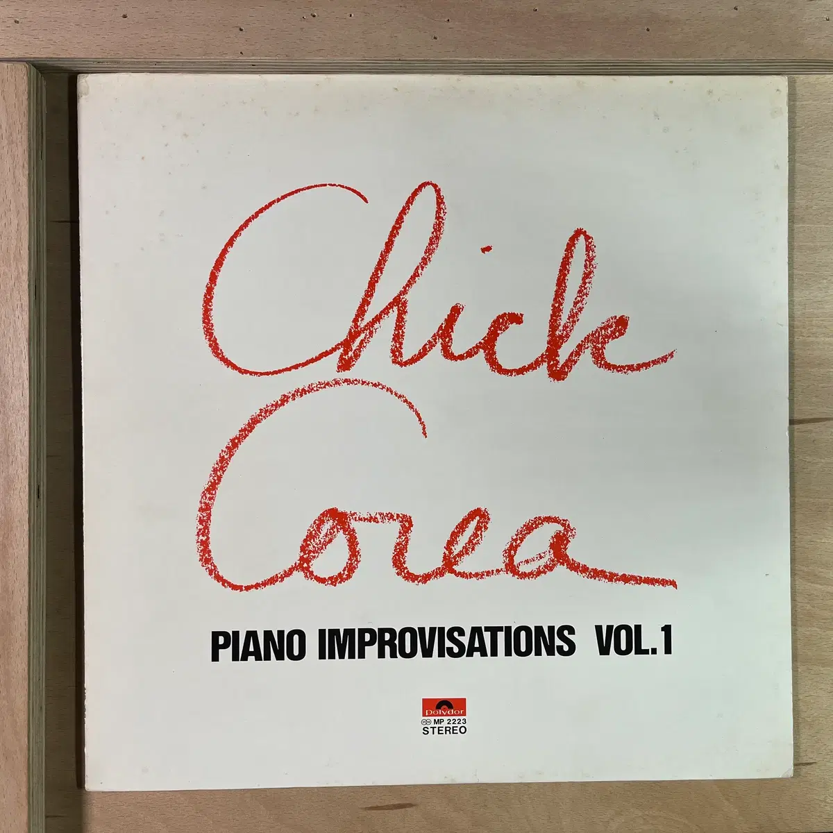 Chick Corea Piano Improvisations Vol. 1 일본 1972년 LP