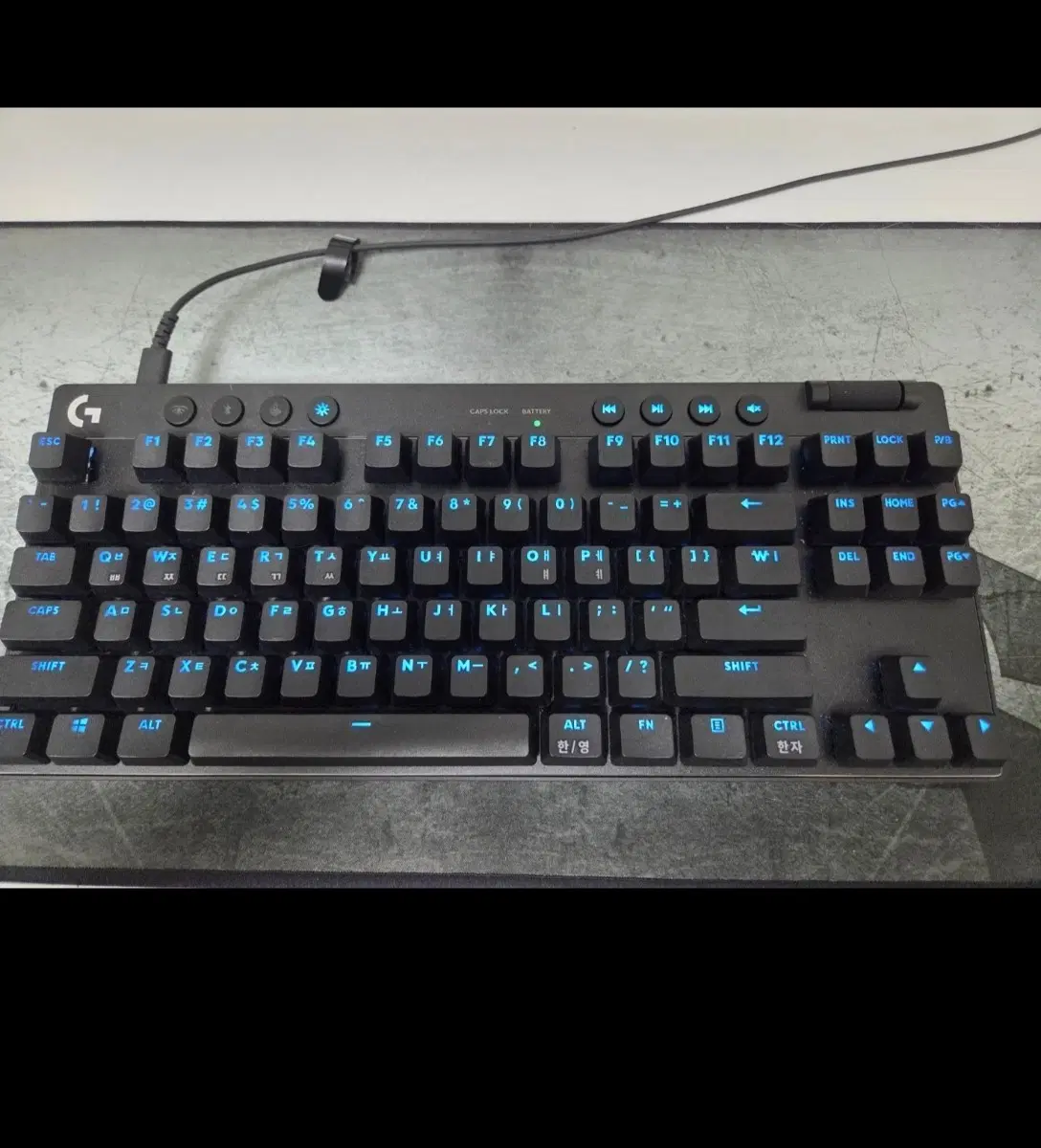 로지텍 G PRO X TKL LIGHTSPEED 무선 게이밍 키보드(갈축)