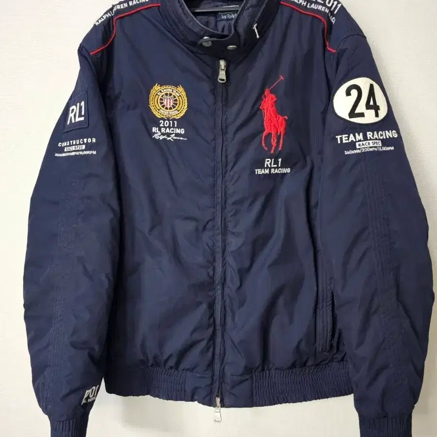 폴로 POLO 빅포니 레이싱 패딩점퍼 105/XL