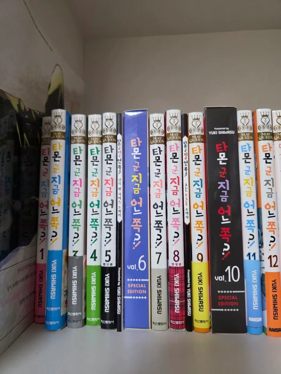 순정만화 타몬군 지금 어느쪽? 1~12권 한정판 포카 홀더 포토카드 세트