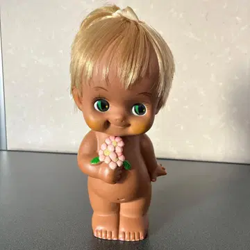 희소 일본제 세키구치사 로라쨩 빈티지 소프트 비닐 인형 레트로 인형