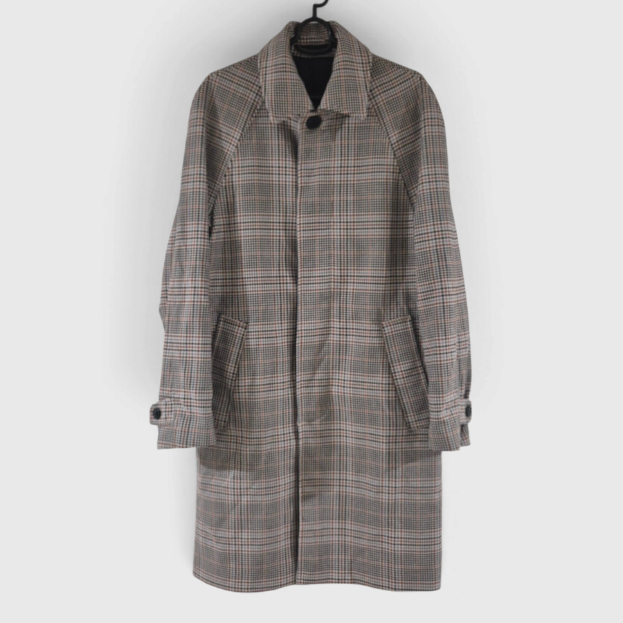 [남여공용]에이치앤엠H&M 체크 코트 자켓