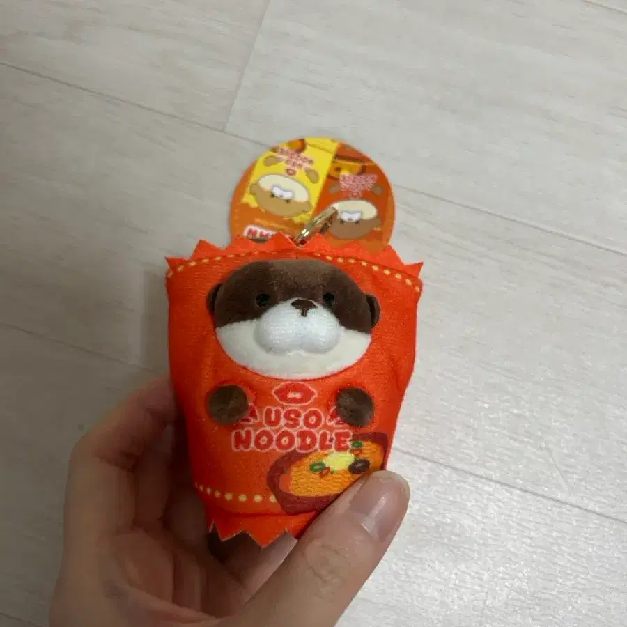 우소우소짱 라면 인형키링