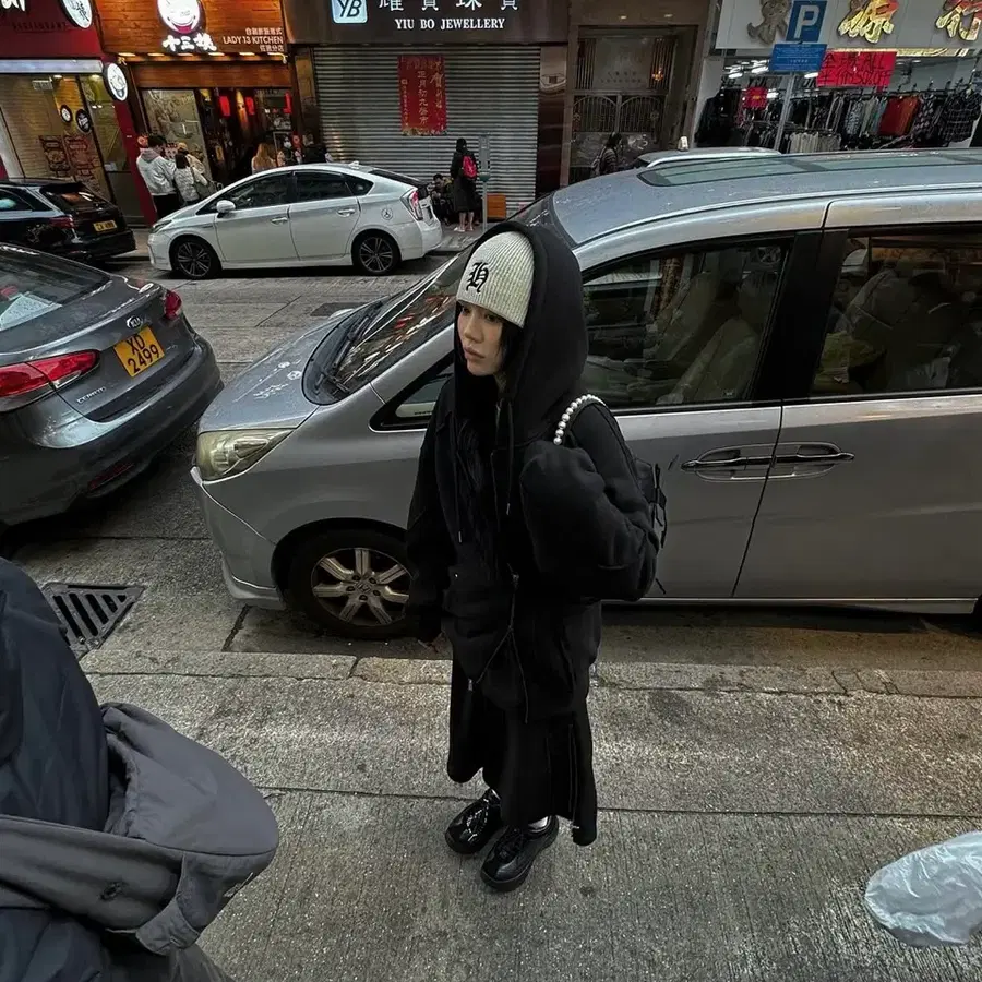 트리밍버드 지퍼 피니싱 스웻 후드집업