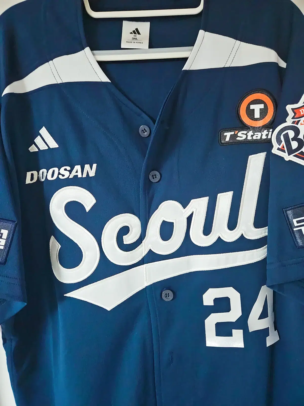 두산베어스 어센틱 서울 유니폼(3xl. 24번)