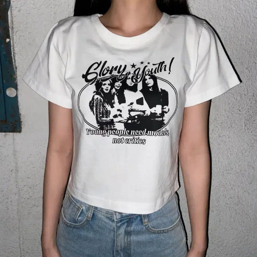 디파이클럽로버스 Glory youth Crop T-Shirts