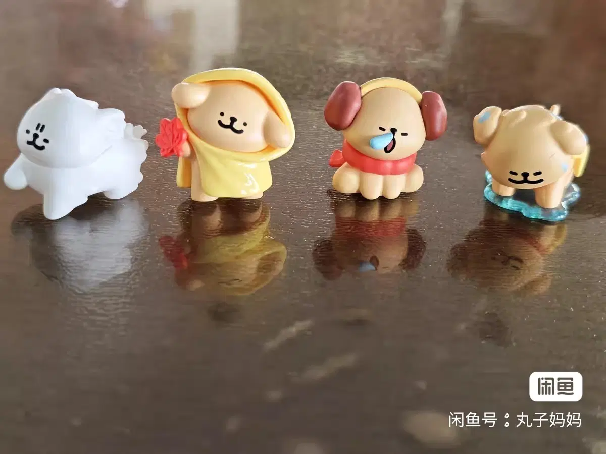 예판 몰티즈 리트리버 피규어 일괄