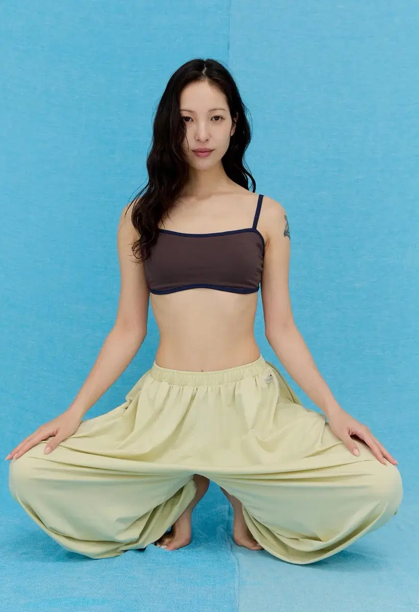 무브웜 웨이브팬츠 pear