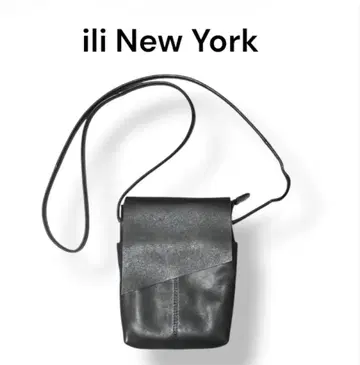 [ J-2 ] ili New York 가죽 숄더백 블랙