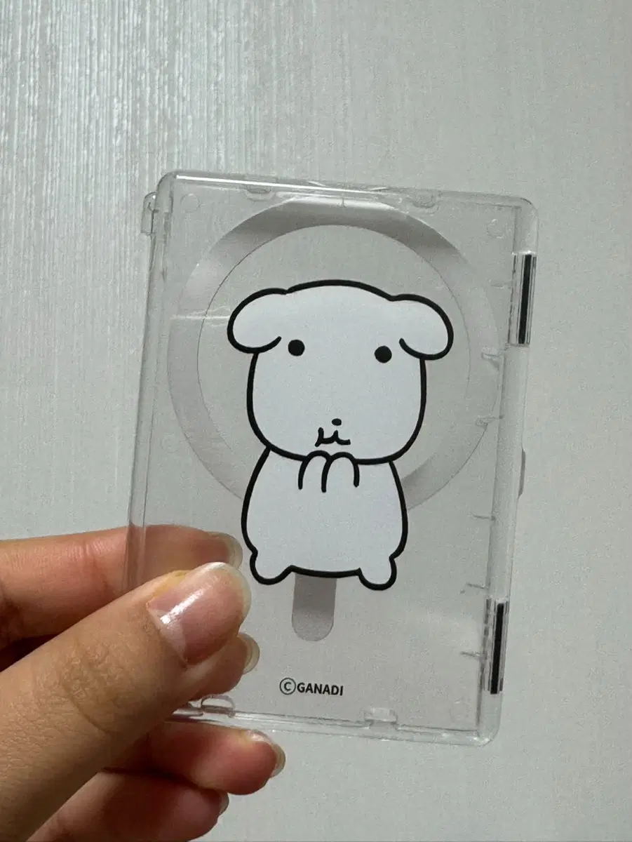 가나디 맥세이프 카드지갑 투명