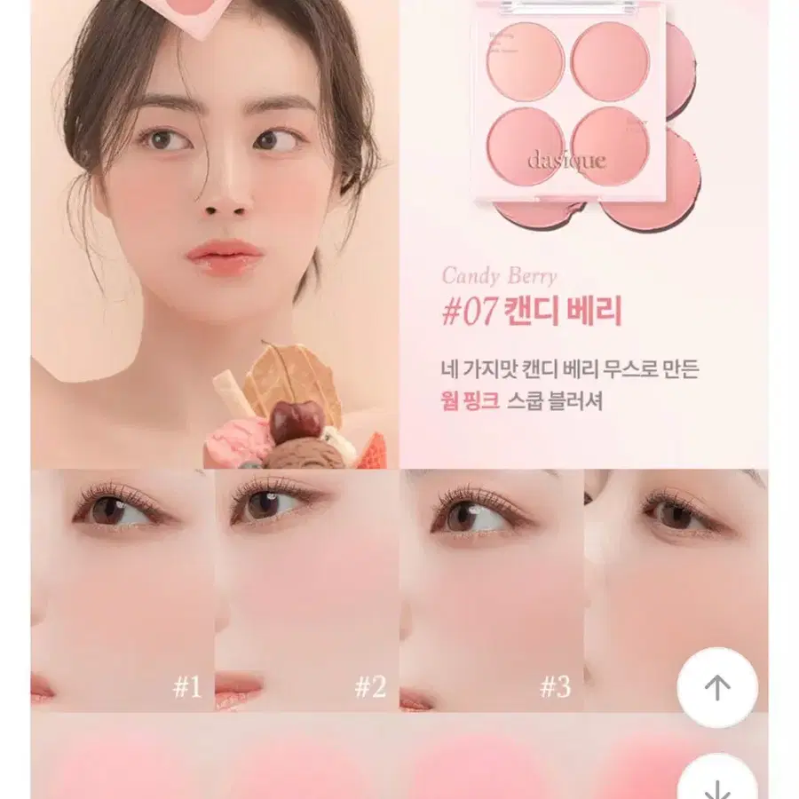 데이지크 4구 블러셔 캔디베리