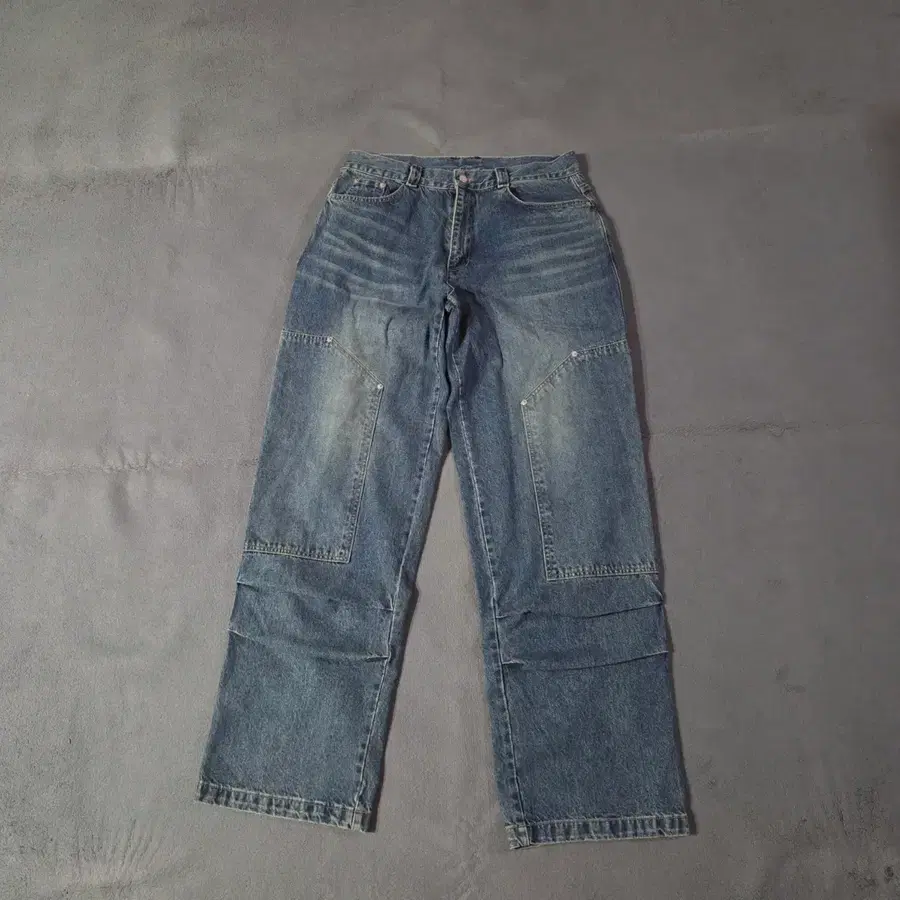 우알롱 더블니 카펜터 데님 팬츠 L 34