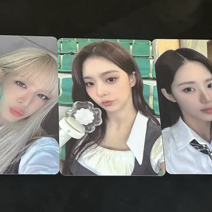 프로미스나인 응원봉 포카 지원,채영,나경