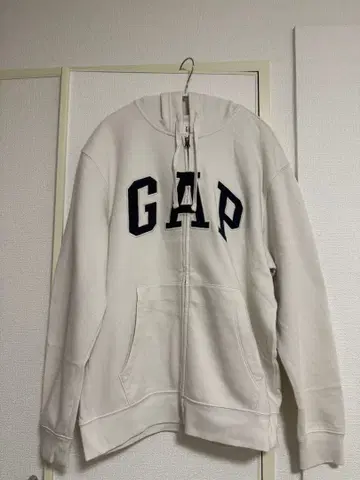 GAP 집업 후드티 화이트