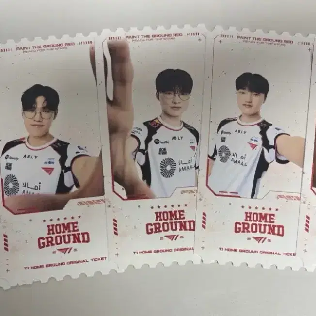 T1 티원 DAY3 홈그라운드 오리지널 티켓 5종 세트 홈그 3일차