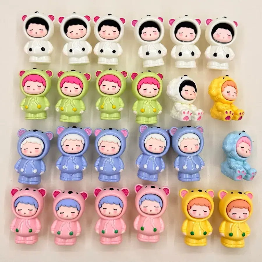 아기 24개 미니 피규어(일괄)