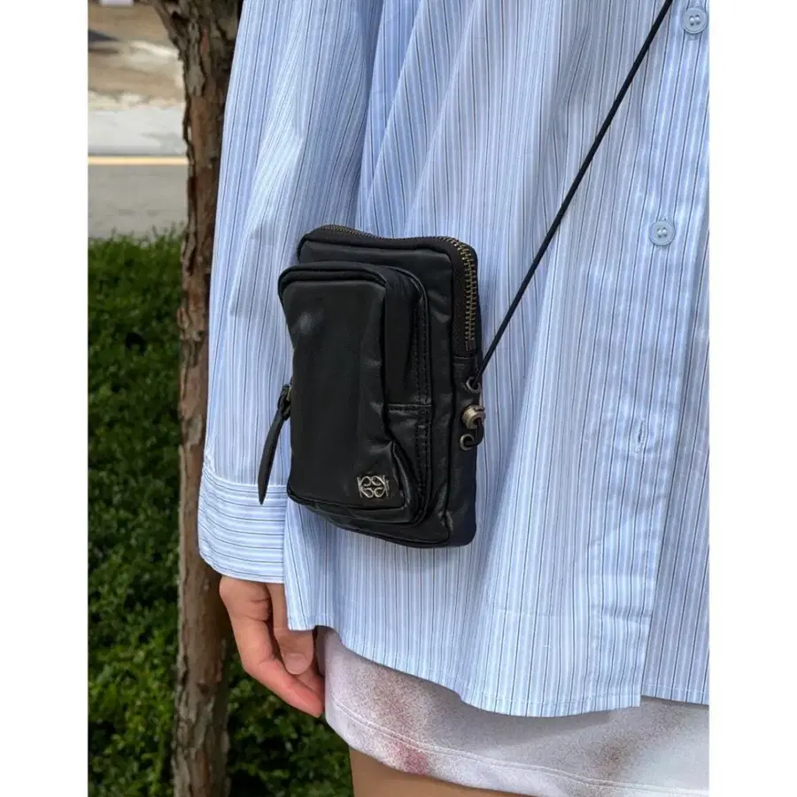 새상품) 기준 가방 kizun Pleather Mini Bag Black