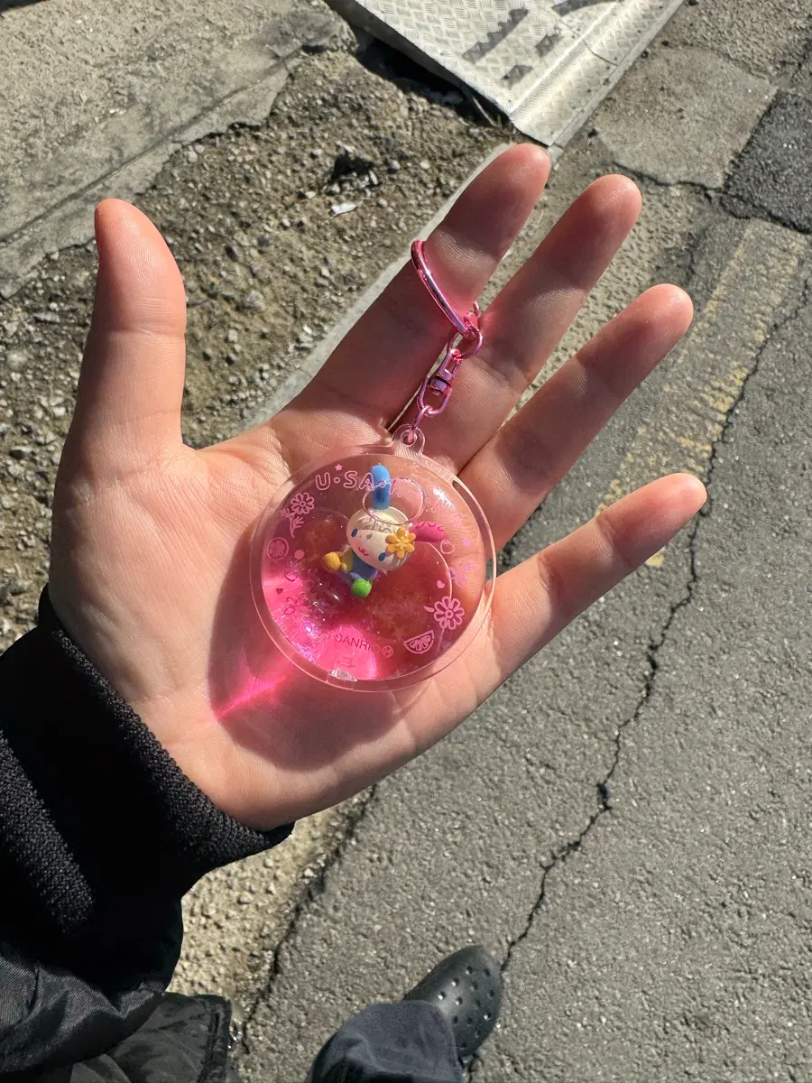우사하나 워터볼 키링