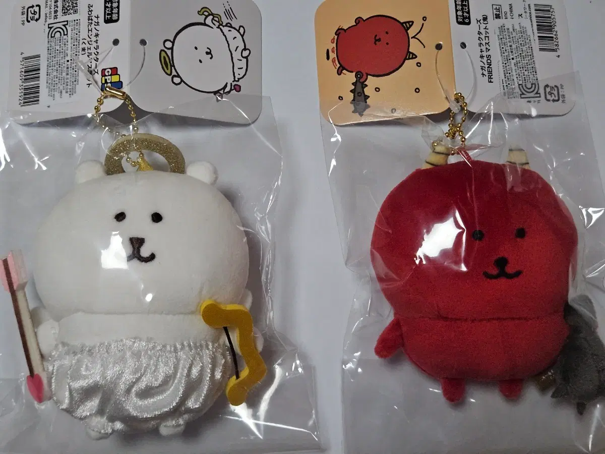 농담곰 큐피트 천사 오니 마스코트 인형