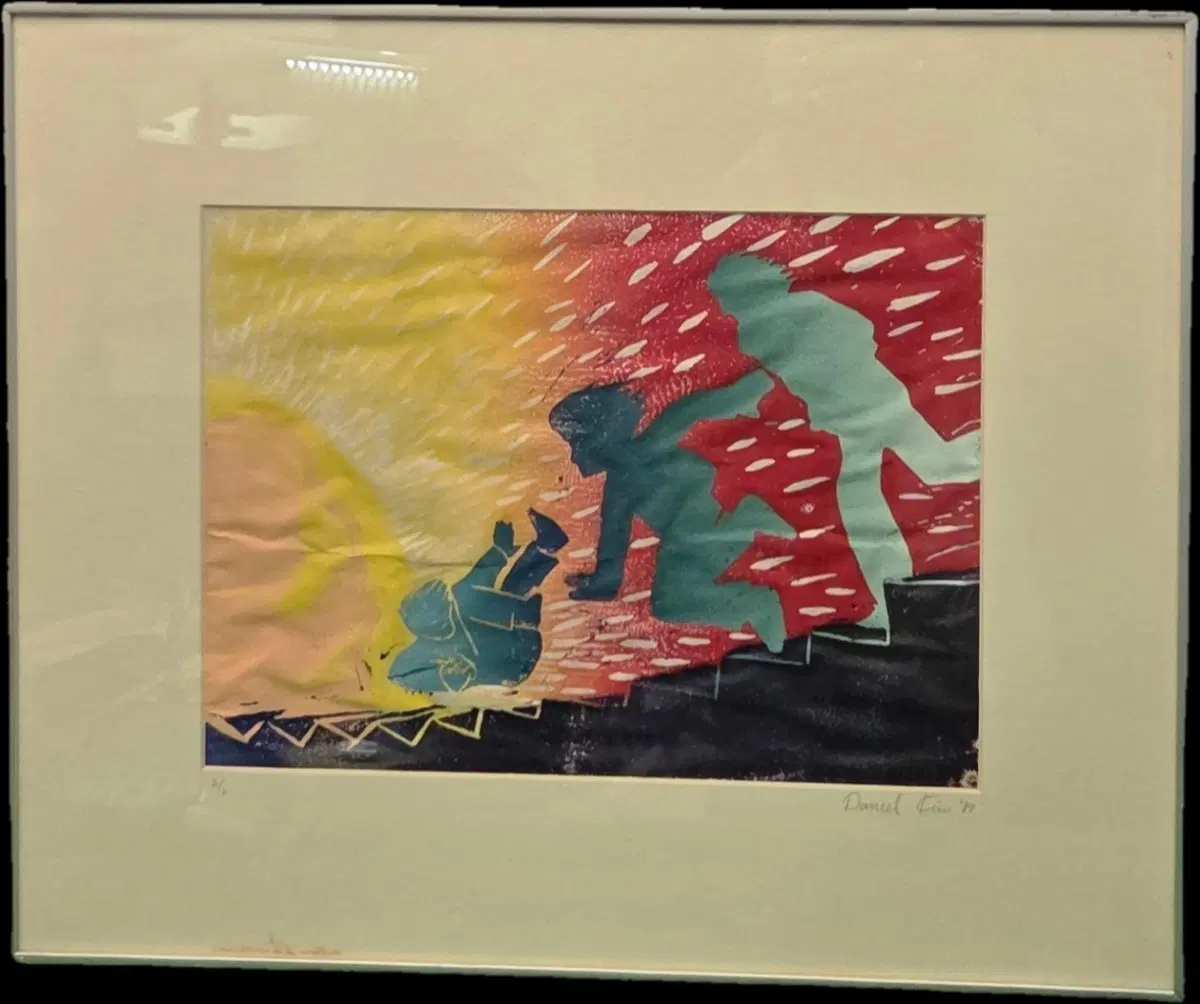 1987년 다니엘 킴 오린지널 한정판 판화액자 2/6