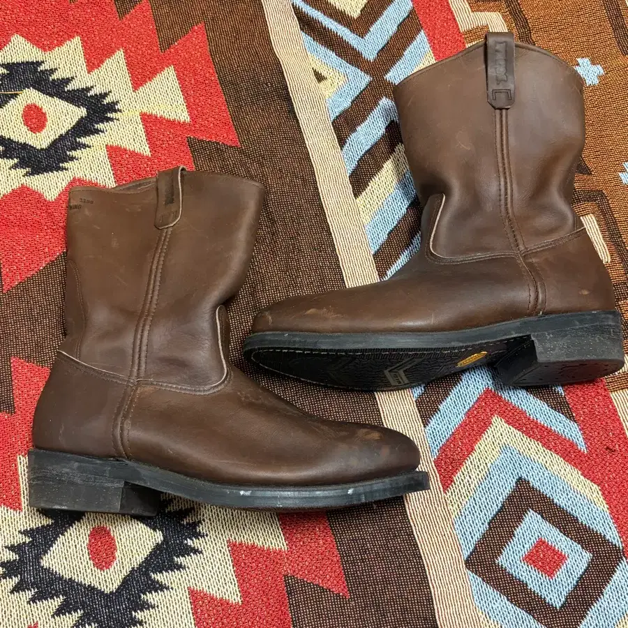 Vtg 90s 레드윙 페코스 워크부츠 웨스턴부츠 290