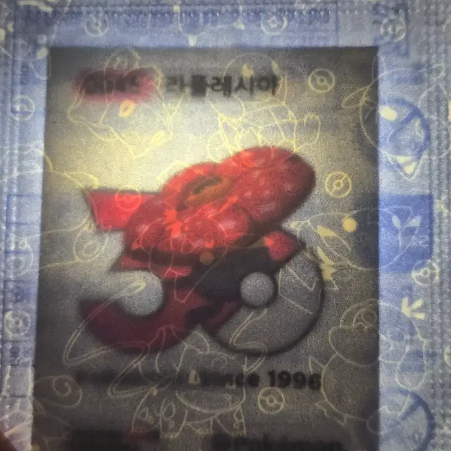 포켓몬 카드 라플레시아 30주년 since 1996 띠부씰