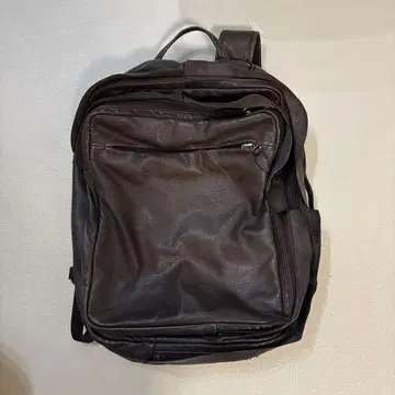GALLERIANT 가죽 백팩 브라운