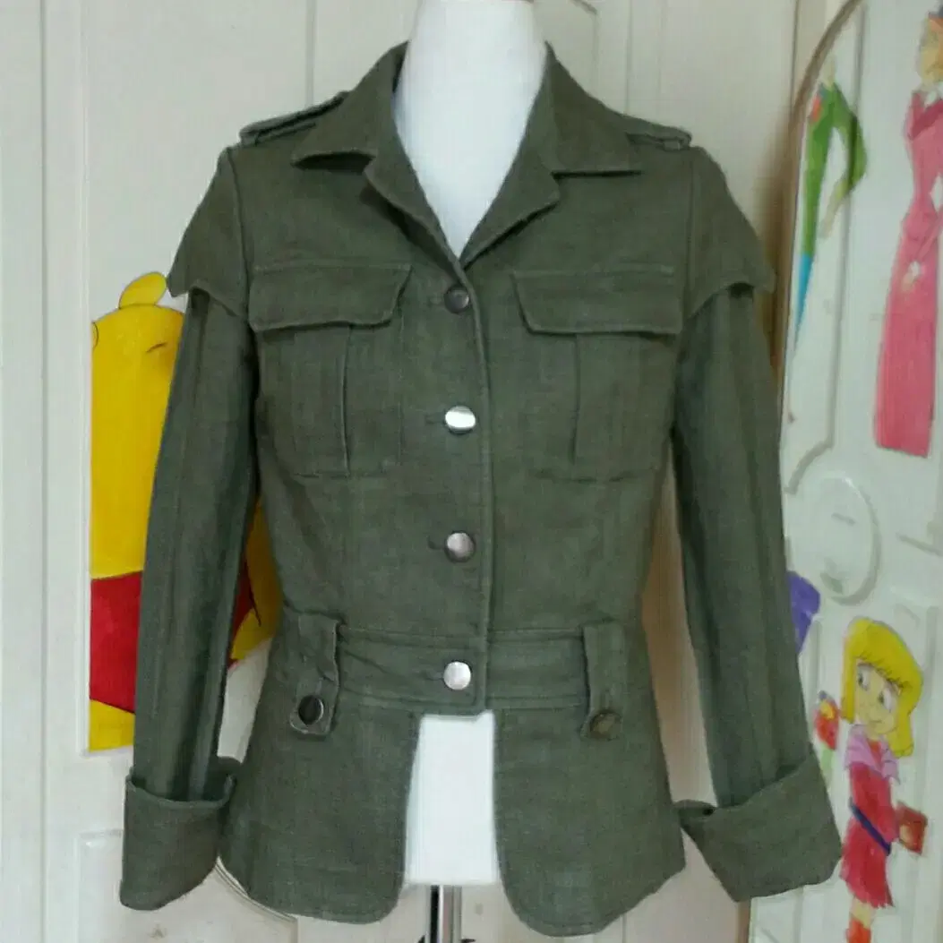 [55] Imported Khaki Line Pretty Jacket