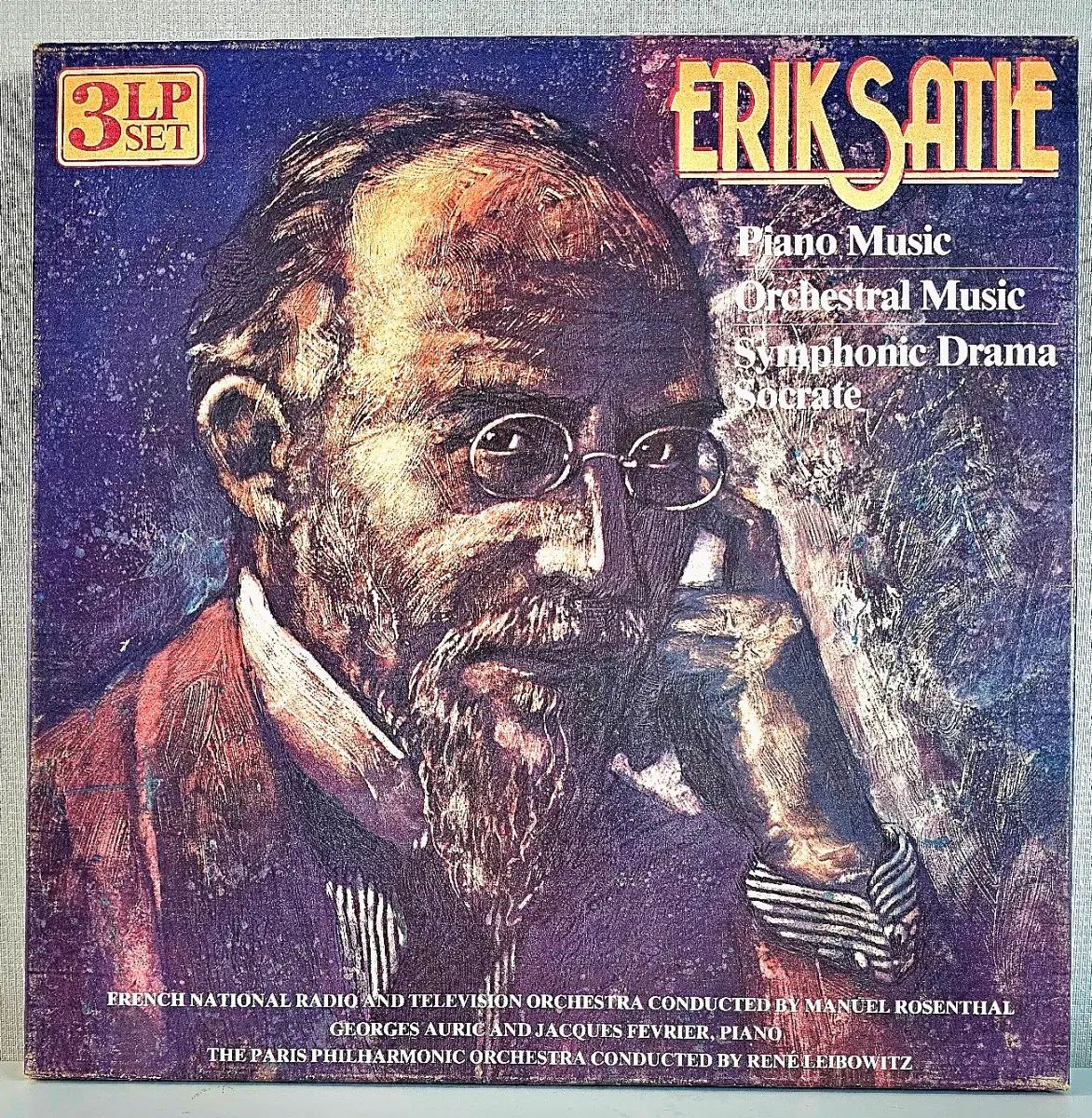 에릭 사티 (Erik Satie) 3LP 세트 박스반