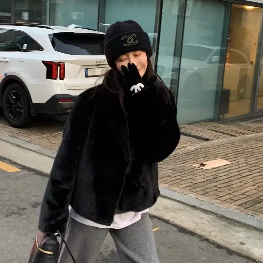 더칙스 (칙스라벨) 세린 밍크 퍼 자켓
