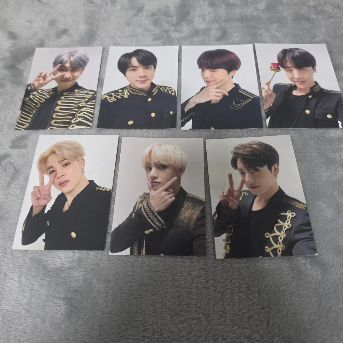 7장 일괄 스파콘 미니 파우치 포카 일본 방탄 bts