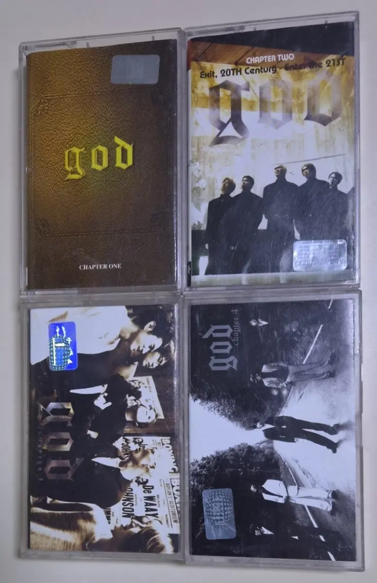 지오디 god 1-4집 (개봉 카세트테이프)