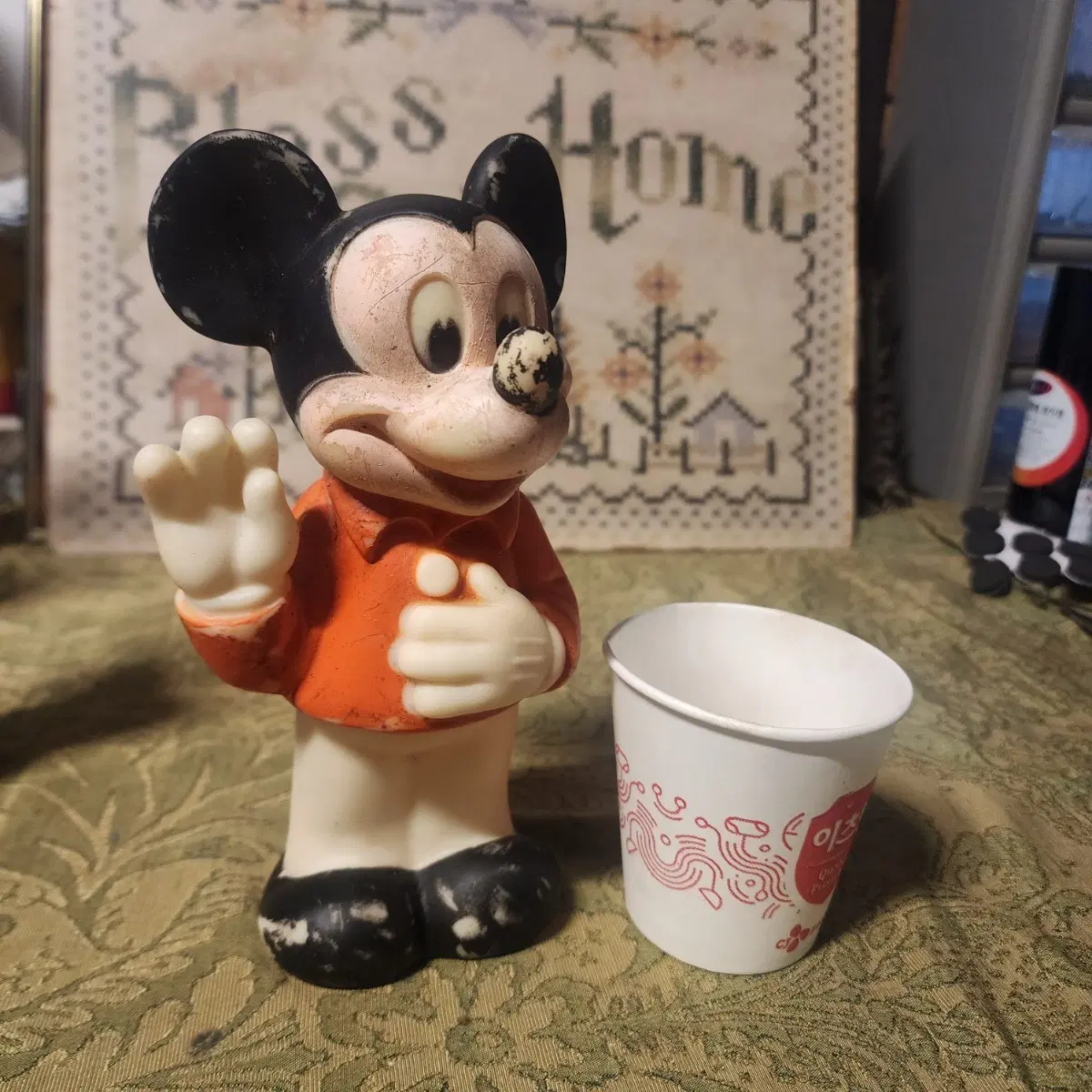 USA 1978년 빈티지 #미키마우스 18.3cm 고무