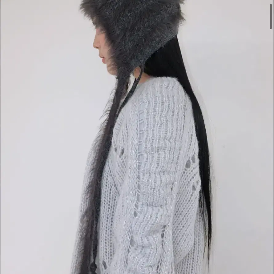 타입서비스 Strap Fur Hat [Charcoal]
