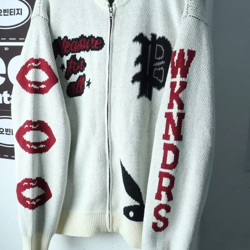 (L-2XL) 위캔더스 집업 바람막이 점퍼자켓 플레이보이-H38848