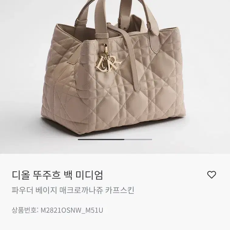 디올 뚜주흐 미디움 토프 베이지