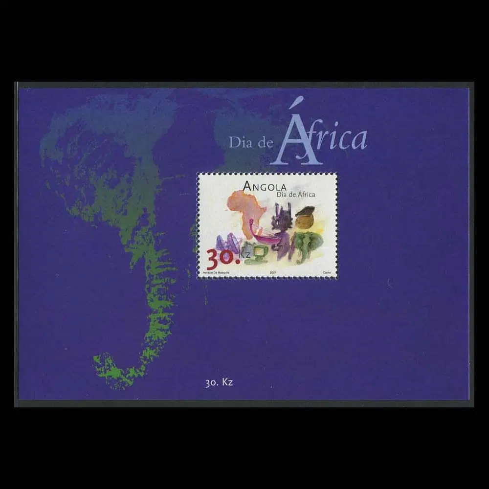 [BKstamp외국우표] 앙골라 Africa Day 시트(2001년)