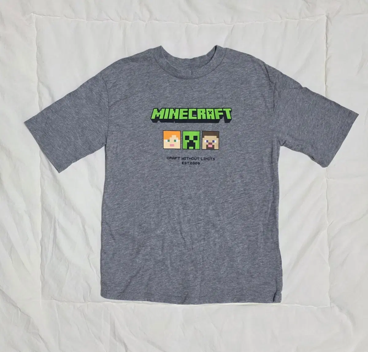 h&m 남아반팔 130 minecraft