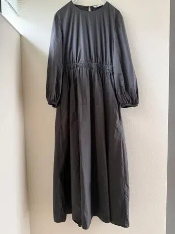 ZARA 긴팔 롱 원피스 그레이 M