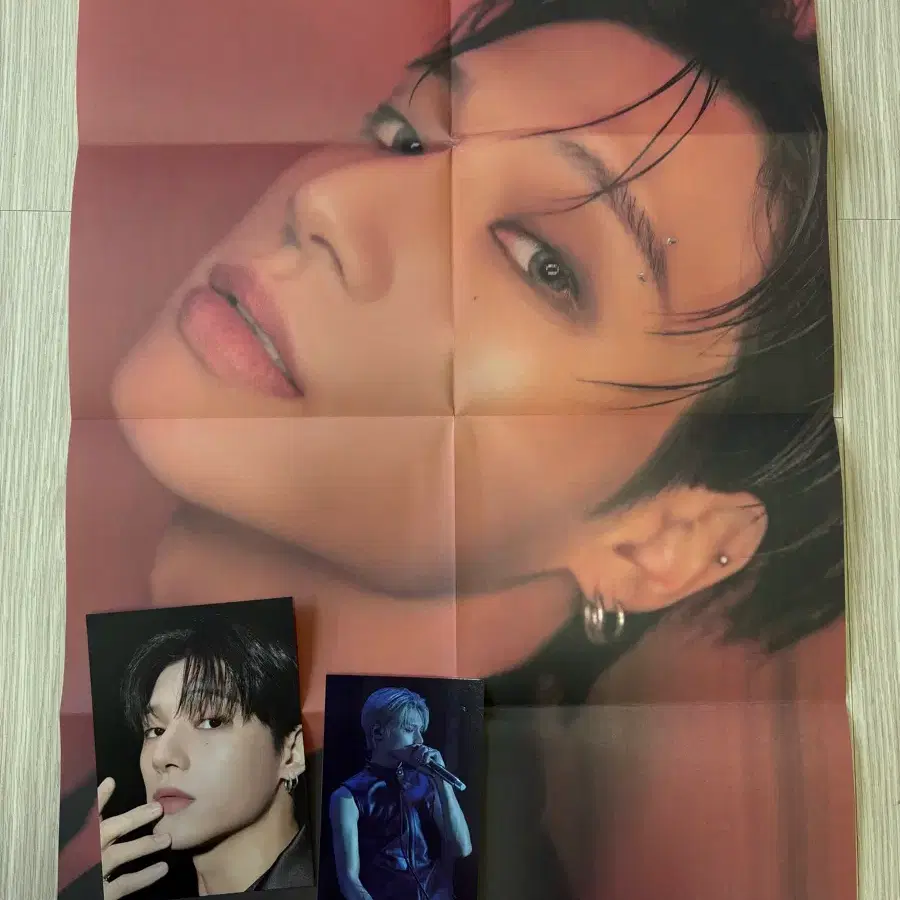 에이티즈 우영 in your fantasy 에디션 DVD 포스터 포카 ateez