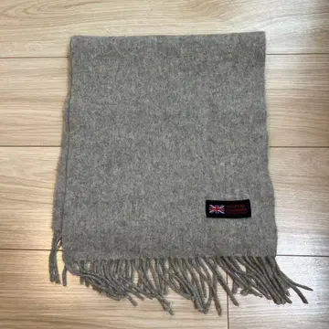 100% PURE CASHMERE 머플러 그레이
