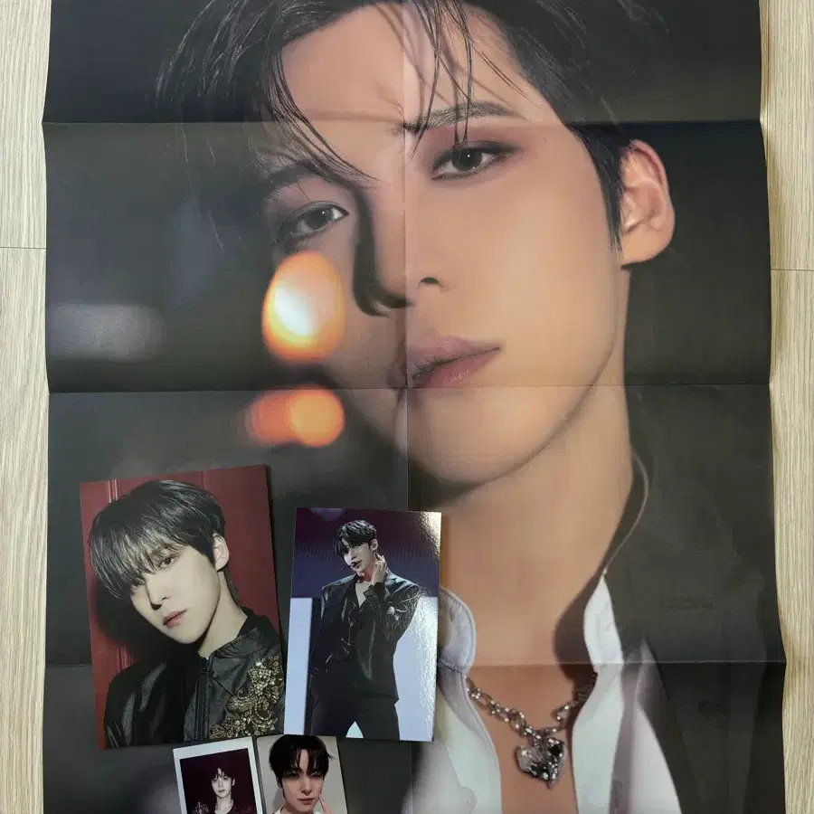 에이티즈 윤호 in your fantasy 한정판 에디션 DVD 포스터 포카 ateez