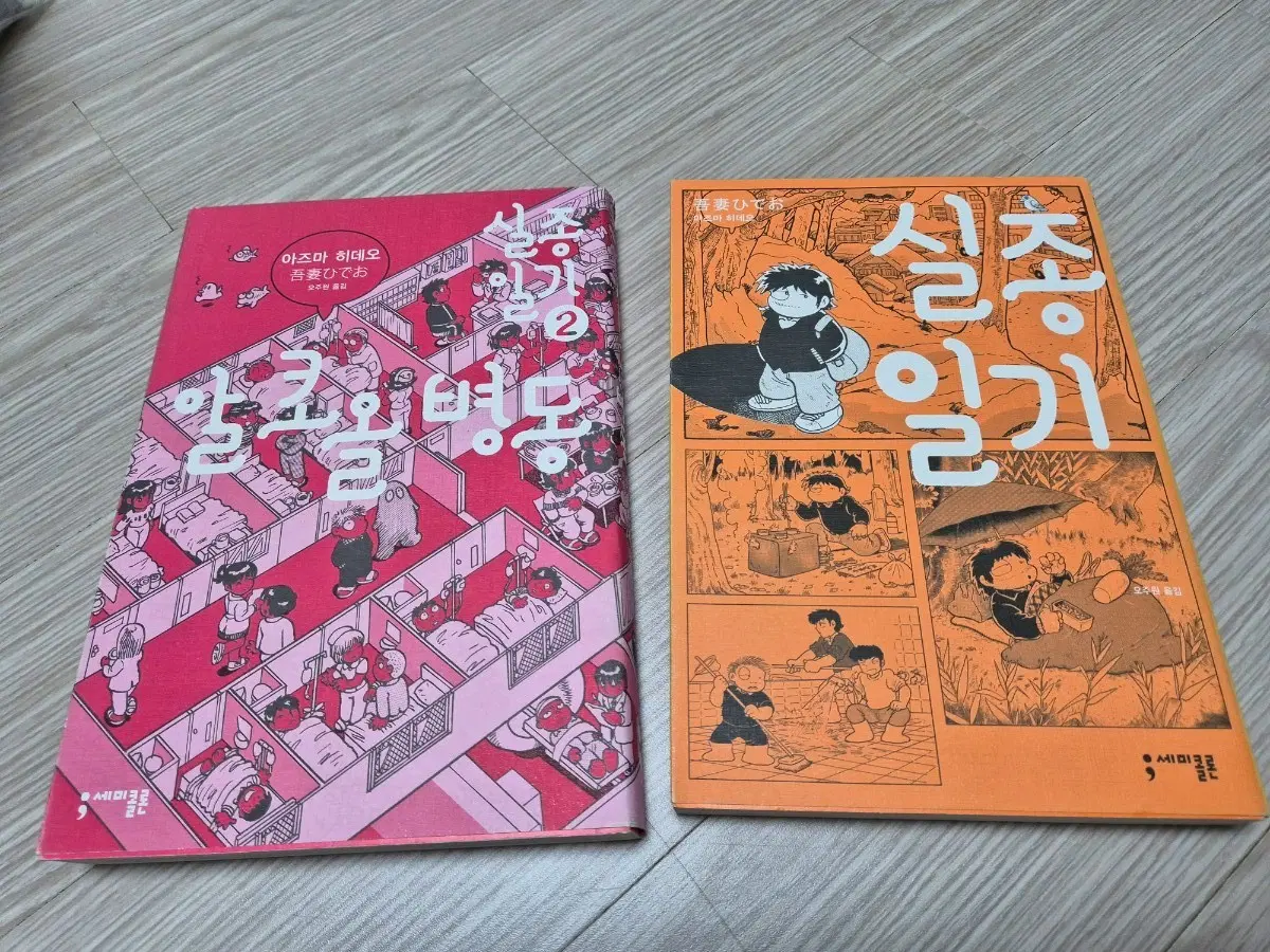 아즈마 히데오 만화책 실종 일기 & 알코올 병동2권