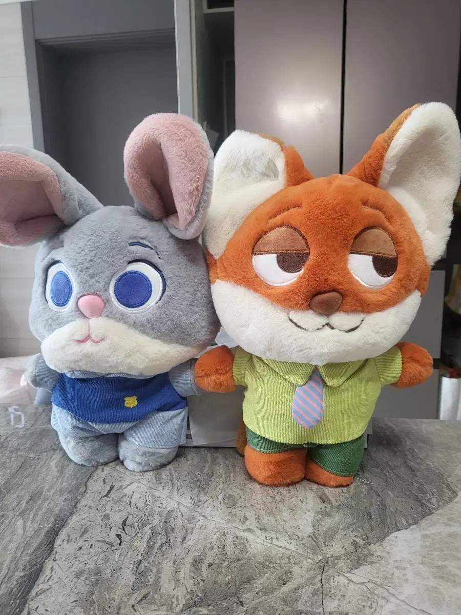 주토피아 닉 주디 인형