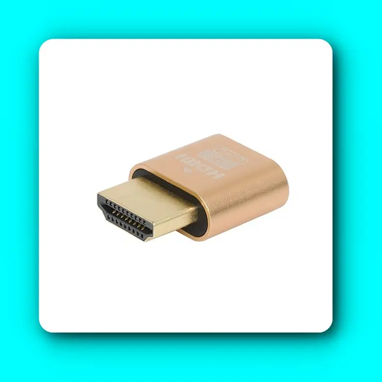 [도매가]HDMI 더미 플러그 HDMI2.0/4K 60Hz 가상 디스플레이 채굴기 원격 제어 PC
